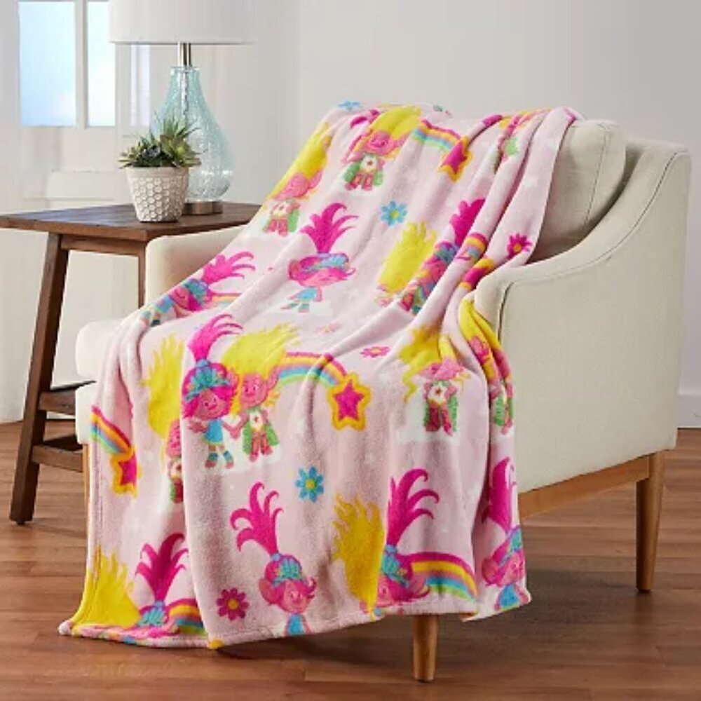 Trolls Throw Blanket New